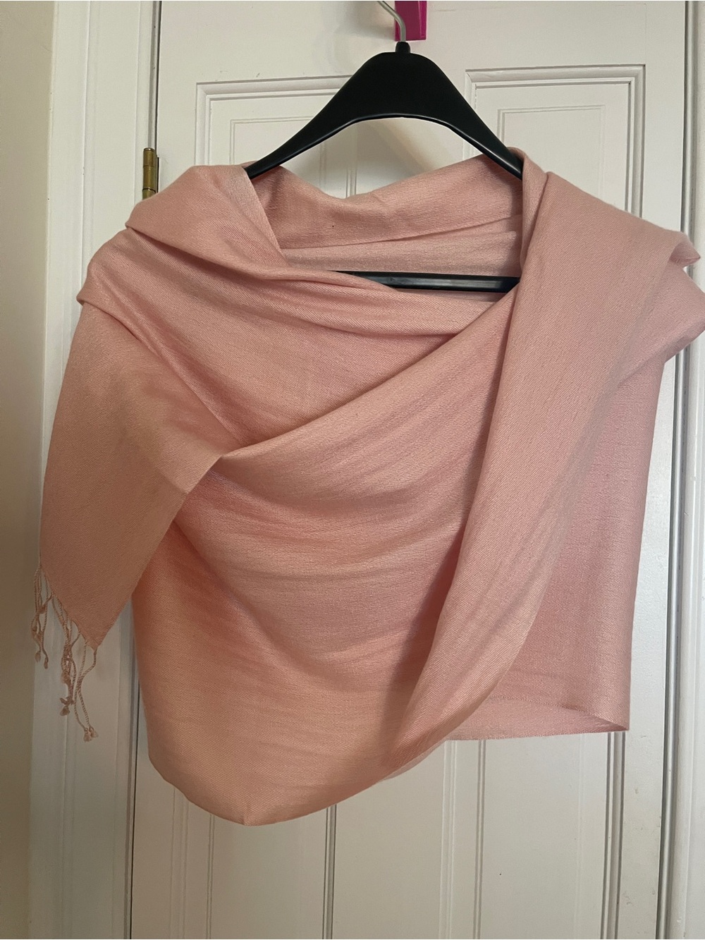 Anne Klein Blush Pink Lightweight Wrap Scarf